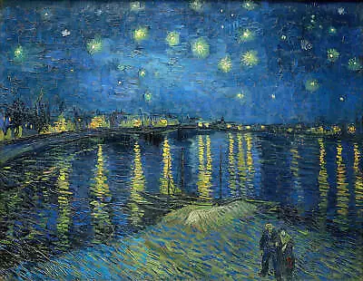 Starry Night Over The Rhone By Vincent Van Gogh Art Print • $11.95