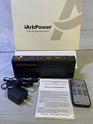 IArkPower 3 Port HDMI Switch W/Remote • $16.80