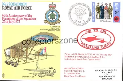 1973 RAF No 5 Squadron 60th Anniversary VC10 Flown Cover • £9.36