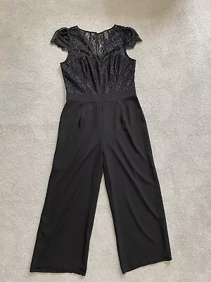 Review Jumpsuit Lace Bodice Black Size: 14 • $65