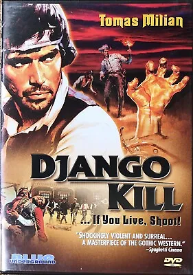 £6 • Buy DVD - DJANGO KILL Spaghetti Western Thomas Milian