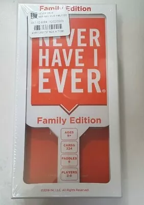 Never Have I Ever Family Edition Game Brand New Fast Shipping • $32.17