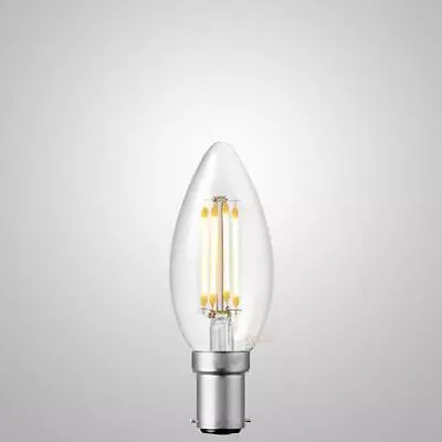 6W Candle Dimmable LED Bulb (B15) Clear In Natural White 4000K SBC • $10