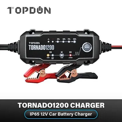 £19.99 • Buy TORNADO1200 Intelligent Car Battery Charger Pulse Repair Starter 6V/12V AGM/GEL
