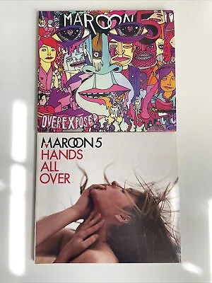 Maroon 5 Lot 2 CD - Overexposed [Clean] Digipak 2010 & Hands All Over No Scratch • $10.99