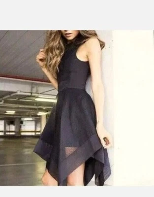 $37 • Buy Sass And Bide Size 6  Black Sonic Youth Dress  RRP $499.  Hankerchief Style.