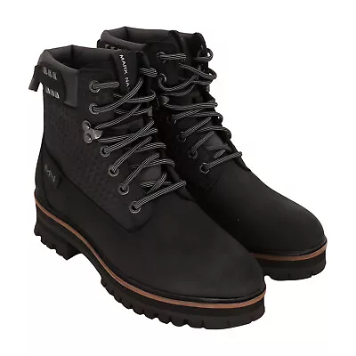 Mark Nason Womens Lumber Jill Ankle Boot Black Size 6 • $71