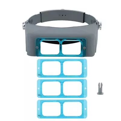 £21.58 • Buy Head Magnifier Loupe Watch Repair Optivisor Eye Welding Tool Visor 4 Grades
