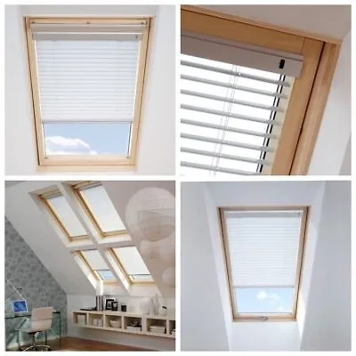 Venetian Roof Window Blinds Compatible With Solstro/Velux/Dakstra Windows • £43