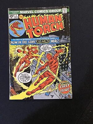 The Human Torch #1 (1974) Sal Buscema & John Romita Cover F/VF? Classic Key! • $5