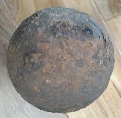 Genuine Antique Cannon Ball 30-32 Pounds Napoleonic Era From UK  • £59