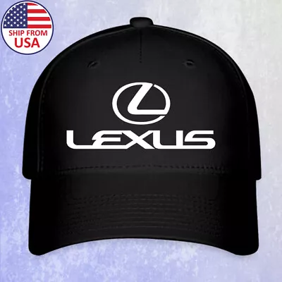 Lexus Car Racing Auto Logo Black Cap Baseball Cap Size S/M-L/XL • $22.99