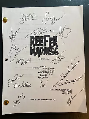 Reefer Madness Musical Script Signed By Full Original LA Cast - 1999 Autographed • $100