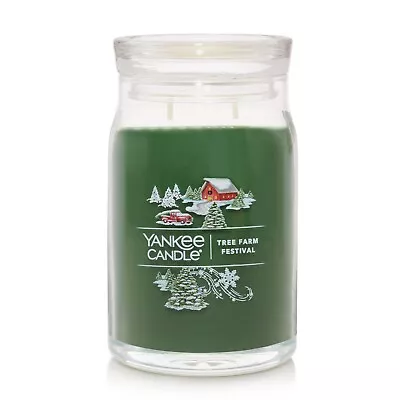 Yankee Candle - Tree Farm Festival - Signature 2 Wick Large Jar. USA • £19.99