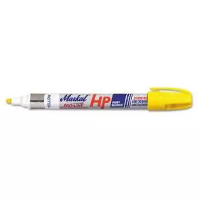 Markal PRO-LINE HP Paint Marker Yellow 1/8 In Medium - 12/Box (434-96961) • $57.90