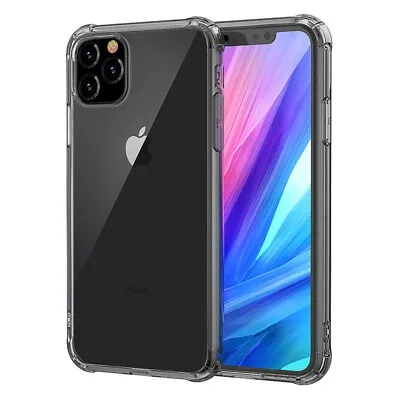 Shockproof IPhone 7 8 Plus XS 11 Pro MAX XR Clear Black Case Cover For Apple • $8.99