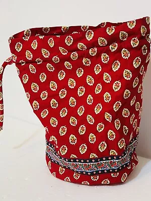 Vera Bradley Ditty Bag Bucket Drawstring Lined Multicolored • $11.99