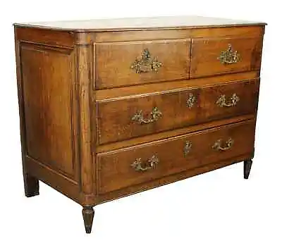 Antique French Oak Farmhouse Primitive Commode Chest Of Drawers • $1850