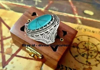 Millionaire Maker Good Luck Occult Wealth Riches Money Drawing Debt RemovE Ring • $57.20