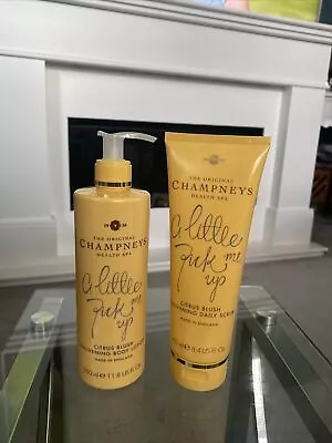 £28 • Buy Champneys Health Spa CITRUS BLUSH Enlivening Body Lotion 350ml & Scrub