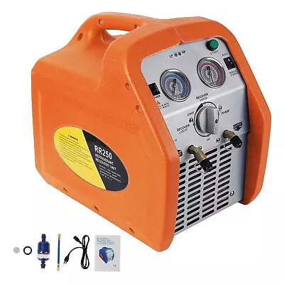 Portable 3/4 HP Refrigerant Recovery Machine For Vapor Liquid Refrigerant • $367.64