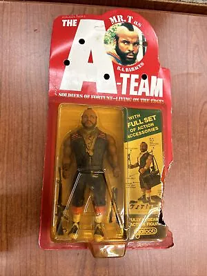 Vintage THE A-TEAM B.A. BARACUS Mr. T 6  Action Figure Cannell Galoob 1983 • $149