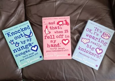 Louise Rennison Book Bundle 3 Titles Very Funny Fabulous Hysterical Holiday Read • £6.25