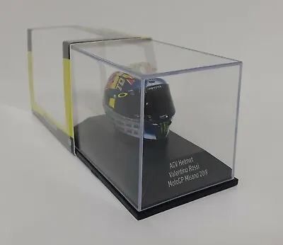 MINICHAMPS 1:8 Valentino Rossi Model Helmet Moto Gp Misano 2018 AGV Diecast • £33.12