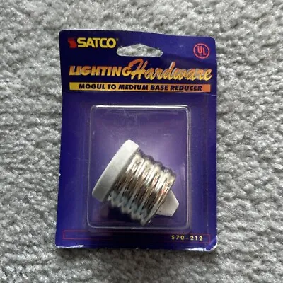 Satco  Plastic  Mogul To Medium Base  Socket Reducer  1 Pk • $7.79