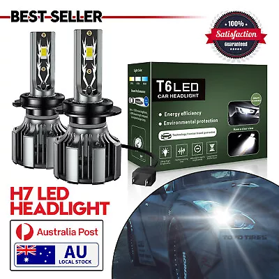 MODIGT H7 LED Headlight Globes High Low Beam Bulbs White For Mazda 3 2004-2009 • $33.24