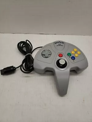 Nintendo 64 SuperPad N64 Performance Video Game Green Controller - Tested/Works  • $18