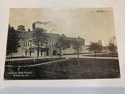 Michigan City Indiana INDIANA STATE PRISON Vintage Postcard 1908 • $4.99