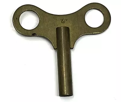 Vintage Brass Clock Key #4 3.2mm.  (CM4-8657) • $5