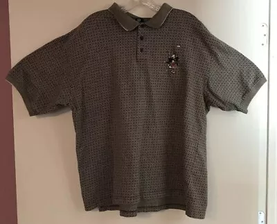 WB Warner Bros Studio Store Gray VTG Daffy Duck Polo Short Sleeve Shirt SZ.XL • $25