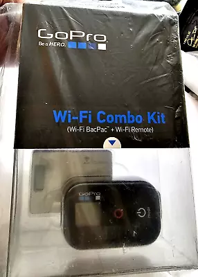 NEW FACTORY SEALED GOPRO BE A HERO AWPAK-001 Wi-Fi BacPac+Wi-Fi Remote Combo Kit • $49.99