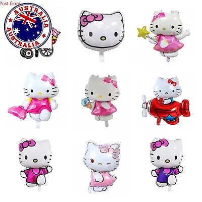 Special Shape Hello Kitty Balloons Helium Quality Birthday Party Decoration AU • $6.80