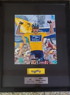 £141.35 • Buy Lance Armstrong SIGNED TOUR DE FRANCE Photo Framed With Bike Chain