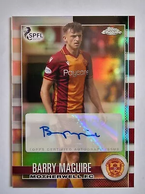 £7.99 • Buy Topps SPFL Chrome 2022/23 Motherwell FC Barry Maguire Base Auto Card
