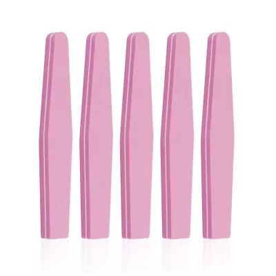 5x Sponge Nail Files And Buffers 100/180 Grit Acrylic Manicure Pedicure Tool Kit • $8.99