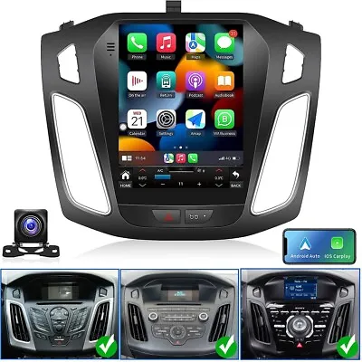 For Ford Focus 2012-2018 32GB Car Carplay Radio Stereo Android 12 GPS +Cam • $153.59