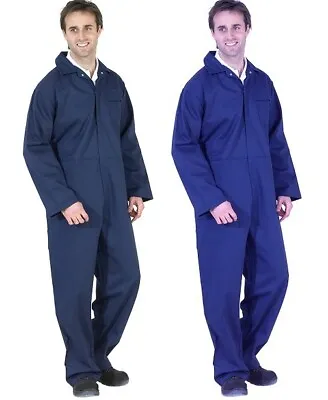 WorkWear Men's Overalls Boiler Suit Coveralls Mechanics Boilersuit Protective • £14.95