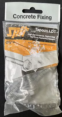 SPIT TAPCON M10 X 76mm LDT HEX HEAD CONCRETE SCREWS BRICK BLOCK ANCHORS HEXAGON • £6.99