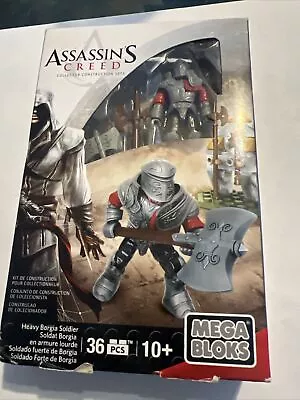 Mega Bloks UbiSoft 2015 Assassins Creed Heavy Borgia Soldier Figure Wear Box • $27.88