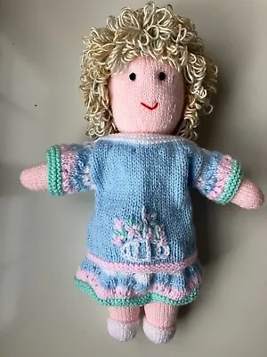 Hand Knitted Dolly. Childs Toy. • £9.99