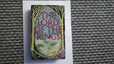 Lord Of The Rings Books JRR Tolkien Trilogy Vintage 1970s Dust Jacket Unwin Ltd • £18