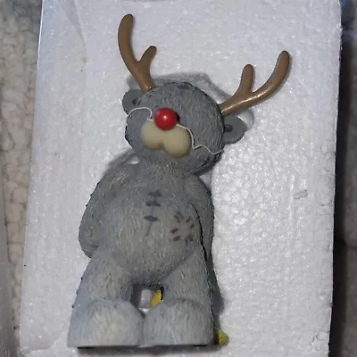 Me To You Tatty Teddy FUN Christmas Figurine Ornament Reindeer 2006 RARE NEW BOX • £19.99