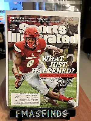 R1 2016 LAMAR JACKSON LOUISVILLE RAVENS Sports Illustrated Sept 26 • $19.99