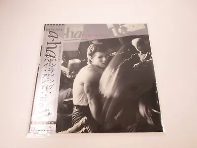 A-HA HUNTING HIGH AND LOW WARNER P-13153 With OBI Japan LP Vinyl • $14.99