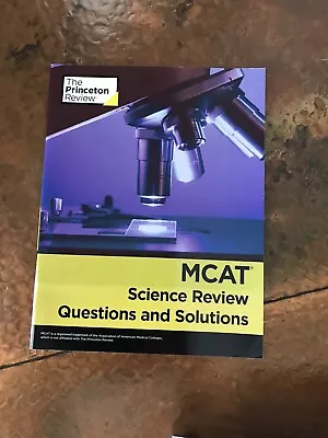 MCAT Science Review Questions And Solutions Book Edition 2016 • $9.99