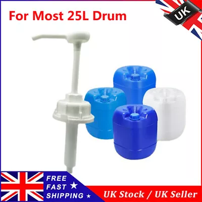 NEW Manual Dispenser Pump For Most 25L Drum 25 Litre Containers UK • £12.89